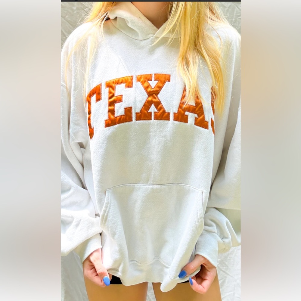 3 for $30! Please bundle. VINTAGE 80s, Texas Hoodie.  Never worn.  SMALL